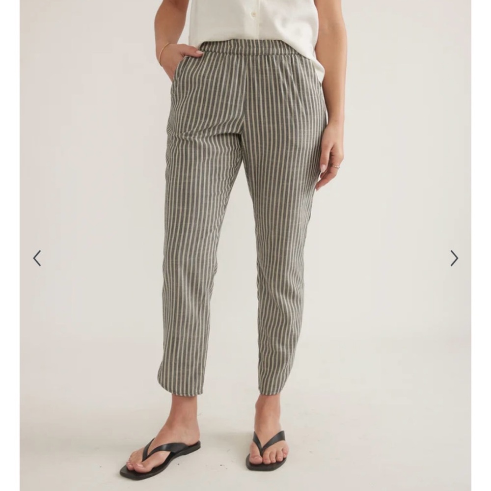 Marine Layer Allison Striped Casual Lightweight Pants